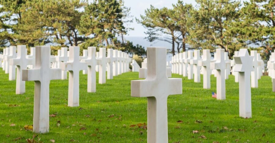 Paris: Normandy D-Day Sights Day Trip with Hotel Transfers - American Cemetery at Colleville-sur-Mer: why those white headstones matter