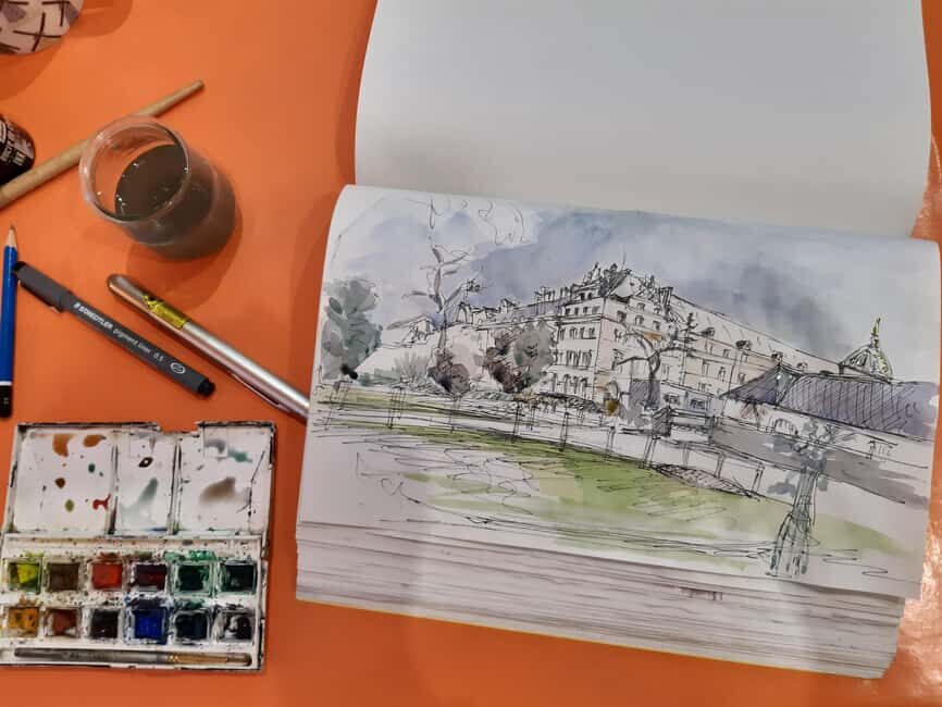 Paris: Plein Air Sketching Course, Drawing & Watercolor - Where You Meet at 9:30 and How the Session Unfolds