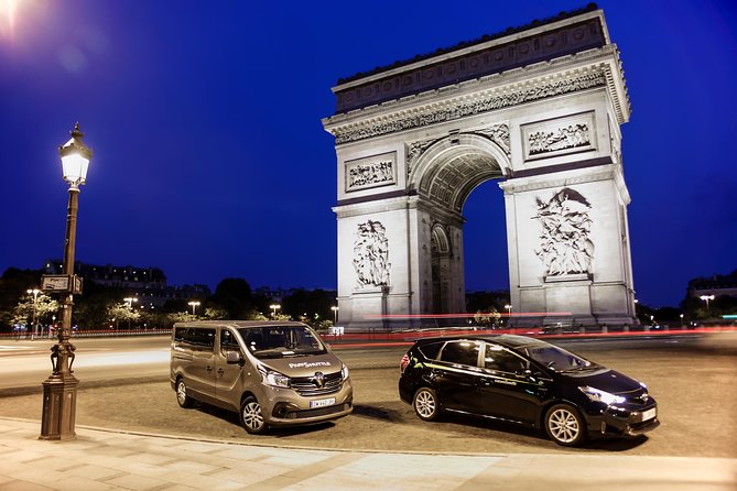 Paris Private Arrival Transfer from Charles de Gaulle (CDG) or Orly (ORY) - Getting dropped off in central Paris (75001 to 75020)