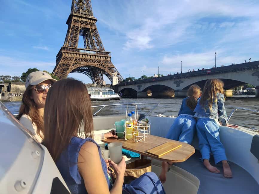 Paris Private Boat Seine River with Captain Guide - A private Seine cruise that hits Paris highlights fast
