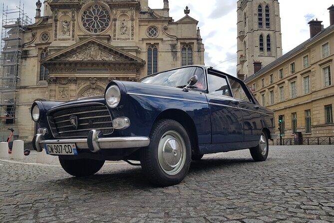 Paris Private Tour by Vintage Car with Wine Tasting - The 2-hour route: from calm squares to the Eiffel and Arc views