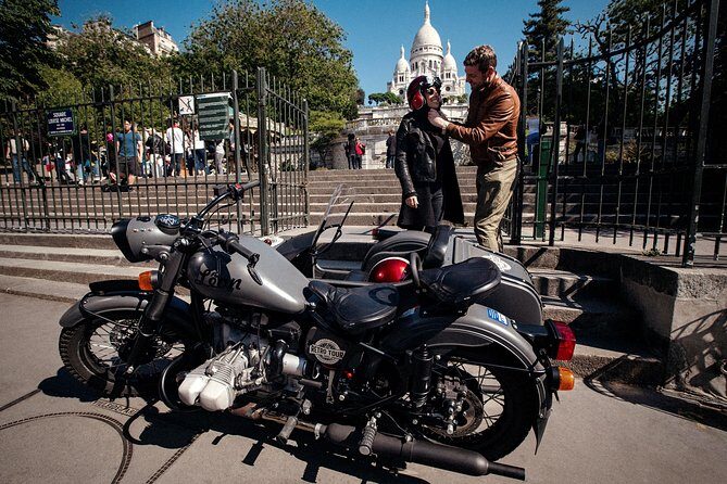 Paris Private Vintage Half Day Tour on a Sidecar Motorcycle - Montmartre by sidecar: Sacré-Cœur, Place du Tertre, and viewpoint calm