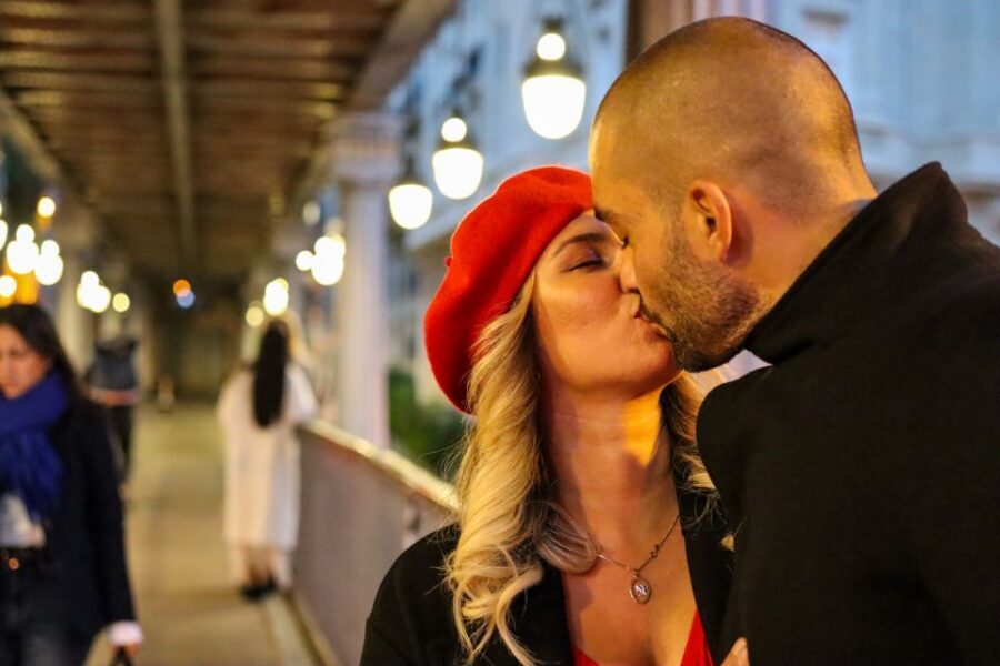 Paris: Romantic Photoshoot for Couples - The Eiffel Tower photo stop: turning one landmark into many photo moments