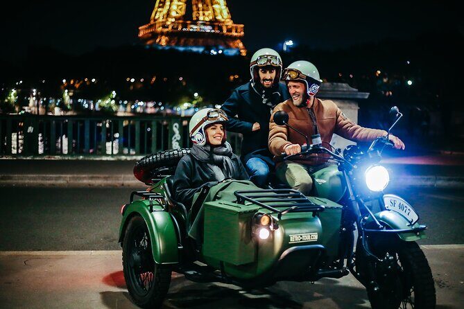 Paris Romantic & Private Tour By Night on a Sidecar Ural - A Sidecar Tour Turns Paris Into a Moving Photo Set