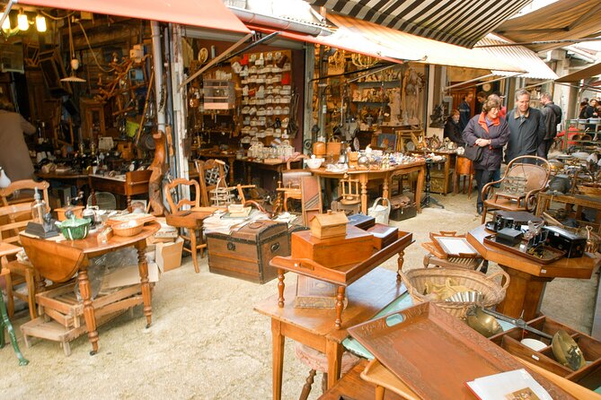 Paris: Saint Ouen Flea Market Guided Tour with Local Guide - Stop 4: Furniture, Tapestries, Sculptures, and Royal-Scale Decor
