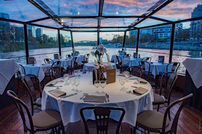 Paris Seine River Dinner Cruise with Champagne and Window Seating - Where you start and how early you should arrive