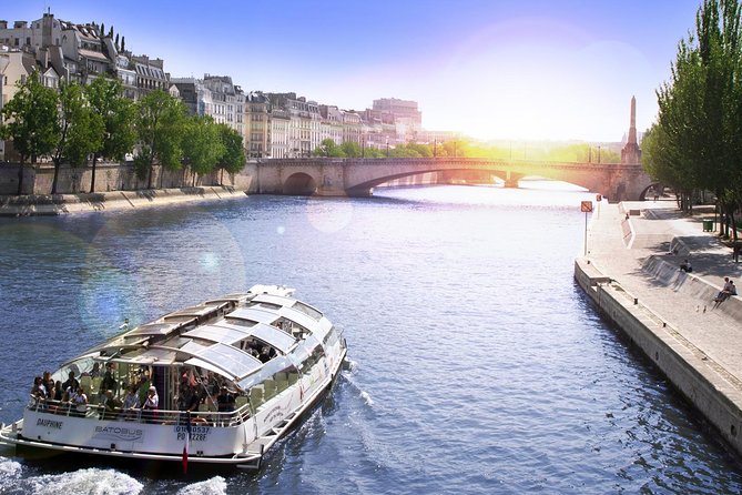 Paris Seine River Hop-On Hop-Off Sightseeing Cruise by Batobus - Using the open back terrace for better photos and calmer moments