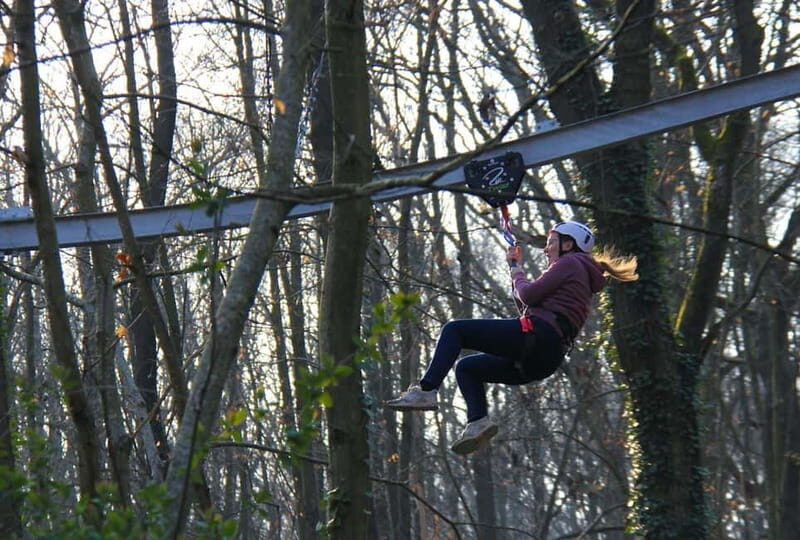 Paris : Sherwood Parc - Biggest Adventure Park Entry Ticket - Zip line and bridges: where the adrenaline shows up