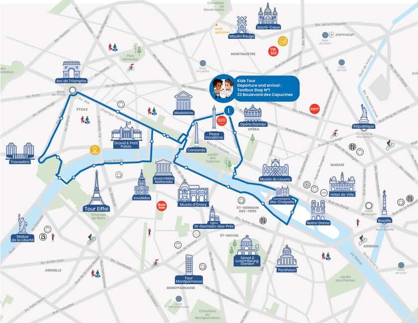 Paris: Tootbus Kids Bus Tour Experience - Key takeaways