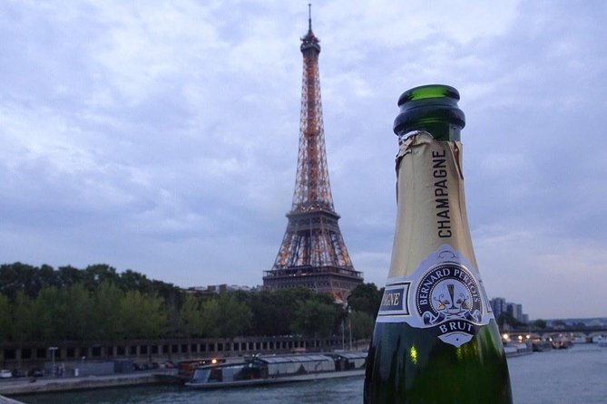 Paris Vintage Tour by Night on a Sidecar with Champagne - Montmartre by night: Sacré-Cœur inside and the calm streets