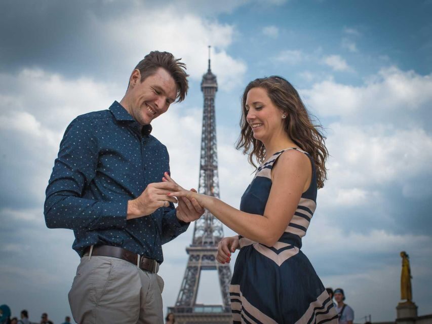 Parisian Proposal Perfection. Photography/Reels & Planning - Duration Options: 30 Minutes vs Up to 2 Hours