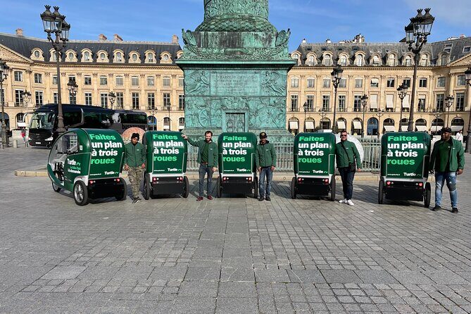 Private City-Tour by pedicab in Paris : The "Gustave Eiffel" - Arc de Triomphe without the long detour