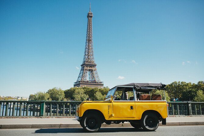 Private Guided Tour of Paris in a Vintage Land Rover - Opera Garnier, Moulin Rouge, and Galeries Lafayette Stops Made Practical