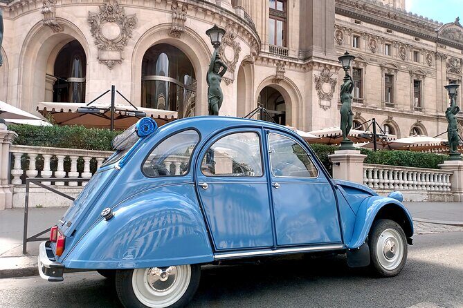 Private Tour of Paris in a convertible citroën 2CV - The most beautiful Avenue in the world: luxury, brasseries, and easy photo moments