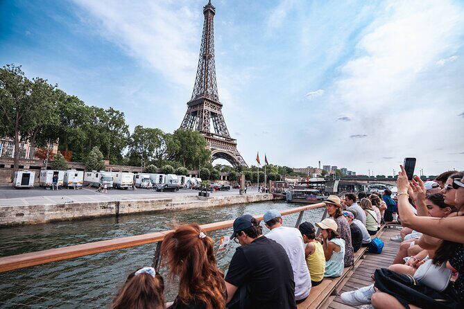 River Seine Sightseeing Boat Tour with Audio Guide - Eiffel Tower From the Champ de Mars Side
