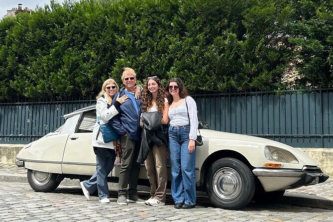 Secrets of Paris Tour in a Vintage Open-Top French Car Citroen DS - Price and seating: the real value behind $360.03 per group