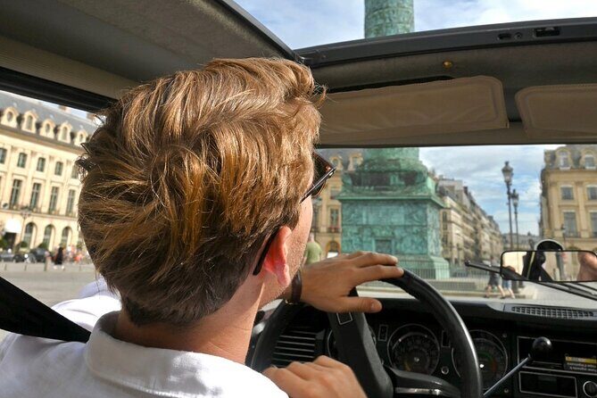 Secrets of Paris Tour in a Vintage Open-Top French Car Citroen DS - Eiffel Tower to Arc de Triomphe: getting the big views without the big hassle