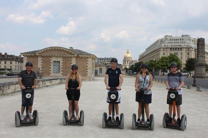 Segway tour Paris - Starting at 14 Rue Mathurin Régnier: training, helmet, raincoat