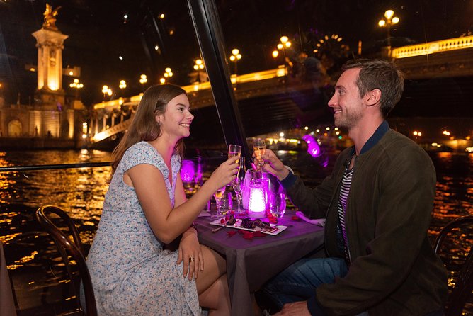 Seine Dinner Cruise, Eiffel Tower Access and Moulin Rouge Show - Moulin Rouge Cabaret: Champagne, Dress Code, and Seating Reality