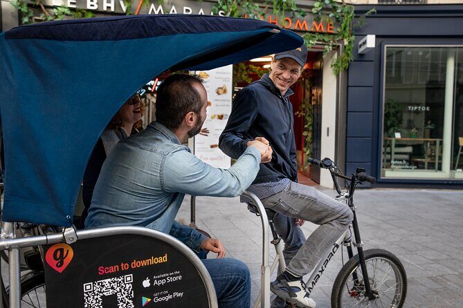 Sightseeing tour of most iconic parisian monuments (rickshaw) - Pickup and route setup: start where you actually are