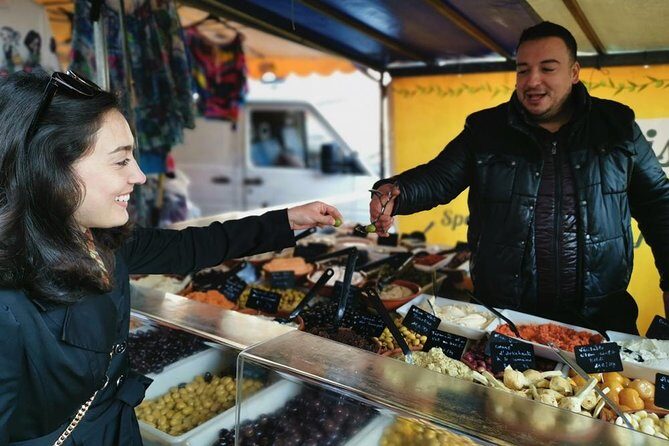 Stroll a Local French market & have a picnic - When Weather Changes the Plan: Market Snacks and a Café Drink