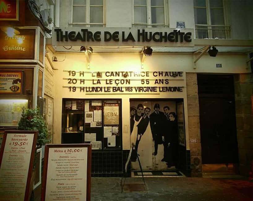 Theatre in Paris: The Bald Soprano (La cantatrice chauve) - Timing and the one-hour, no-intermission format