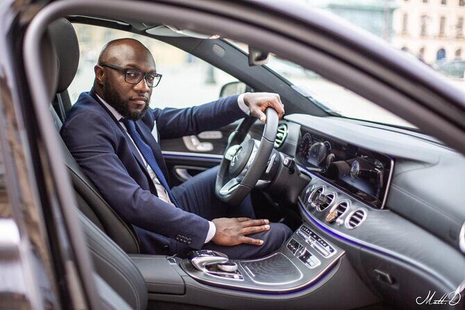 Transfer from Orly/CDG/LBG Airport to Paris (E-Class 2pax) - The ride details: what the E-Class transfer means in practice