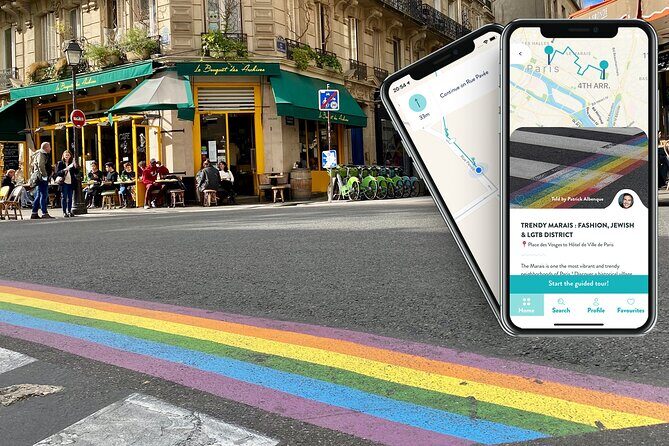Trendy Marais, smartphone audioguided walking tour - Where you start: Place des Vosges and the feeling of a Royal square
