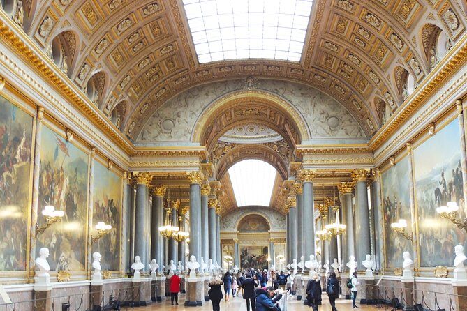 Versailles and Louvre Museum Access and Tour - Versailles Palace walkthrough: State Apartments, Royal Chapel, and the Hall of Mirrors