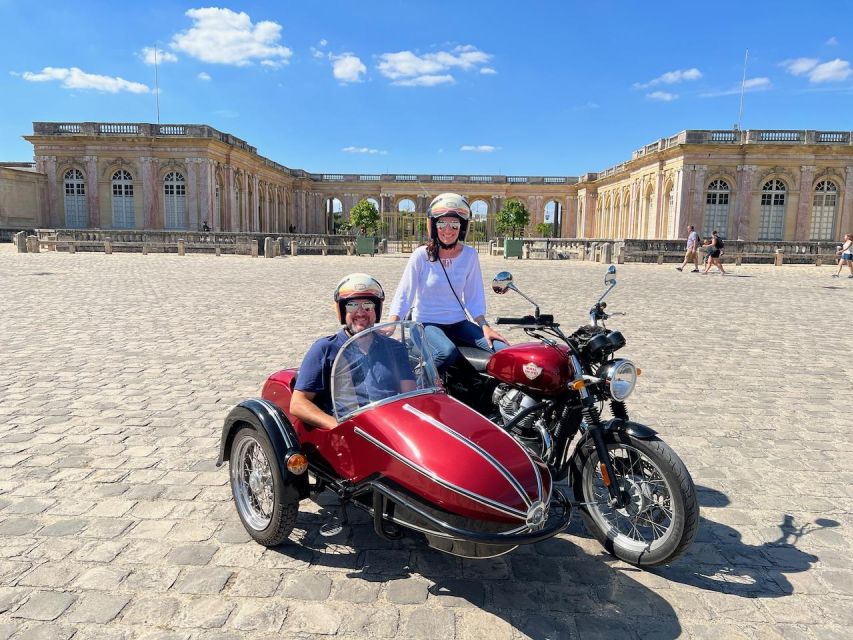 Versailles: Skip-The-Line Chateau and Estate Sidecar Tour - Meeting at Pont Bir-Hakeim and heading out through Paris suburbs