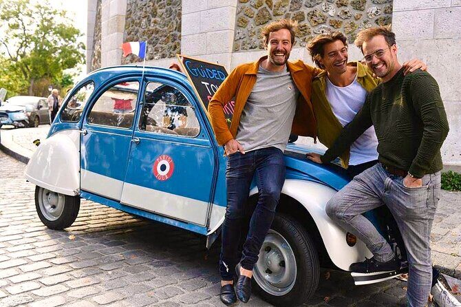 Vintage 2CV Adventure: 1 Hour 30 min Paris Secrets Tour - Place des Vosges: Timeless Square Energy From a Retro Car