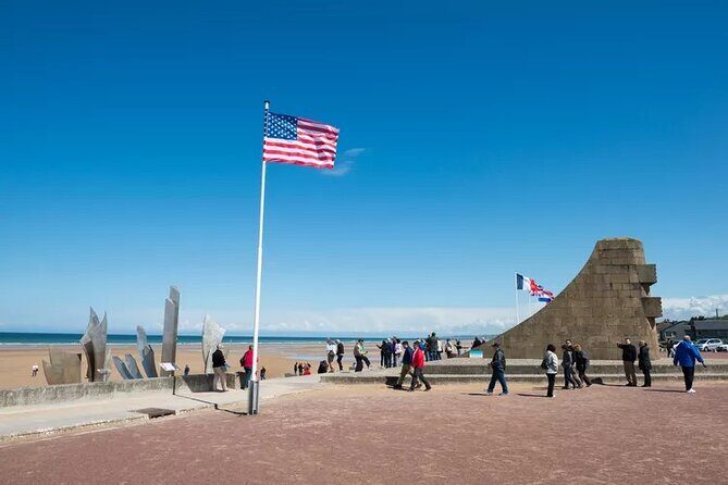 WW II Private Guided Tour American Landing Beaches in Normandy - Sainte-Mère-Église: the church, John Steele, and Teddy Roosevelt Jr.